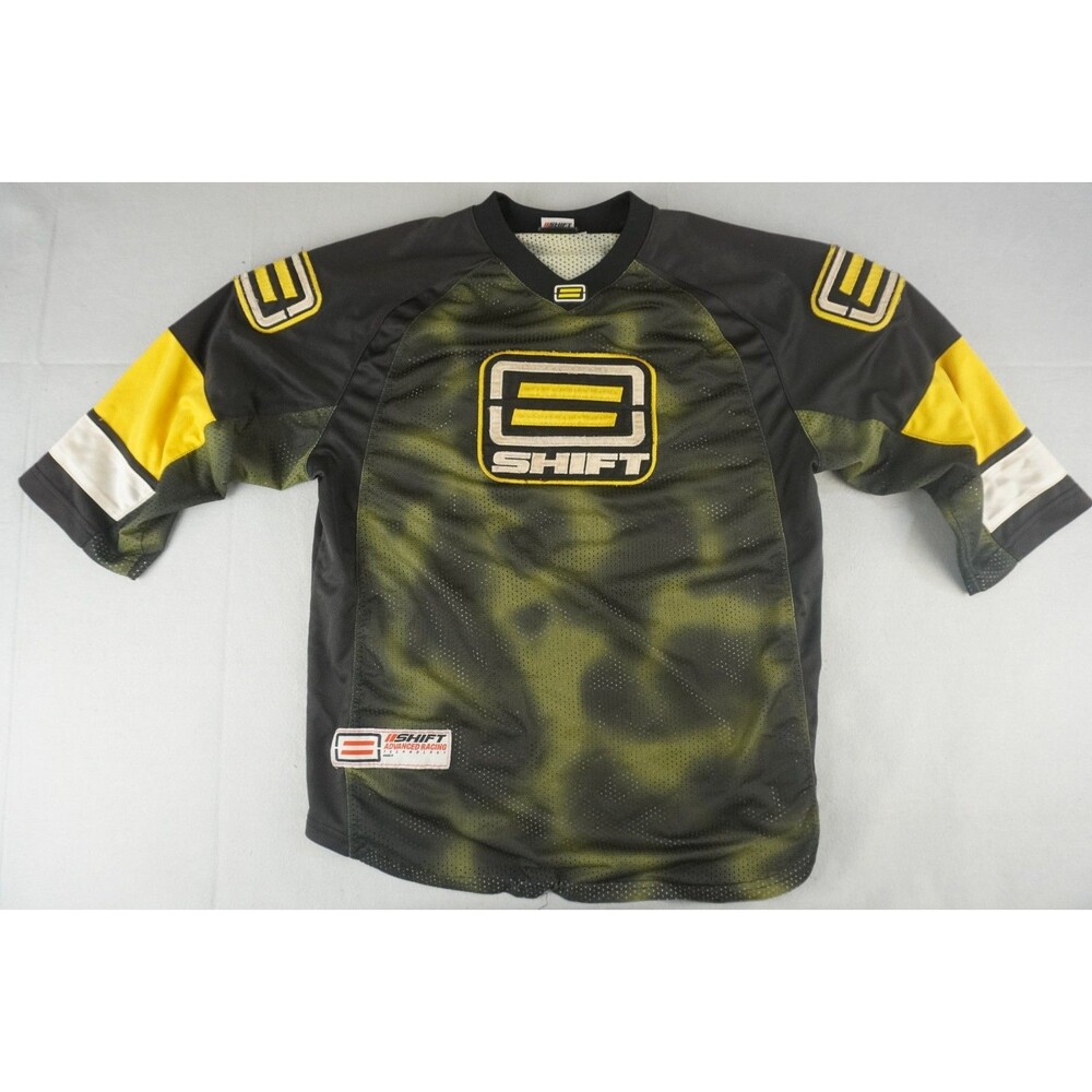 Vintage 2000 Shift Racing Commando Motocross Jersey Camo MX Moto Mesh Mens M